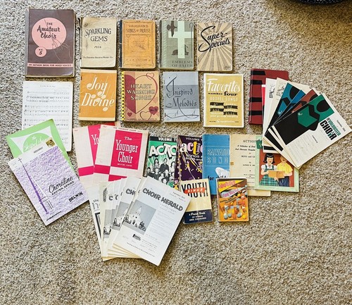 Vintage lot christian song - of,