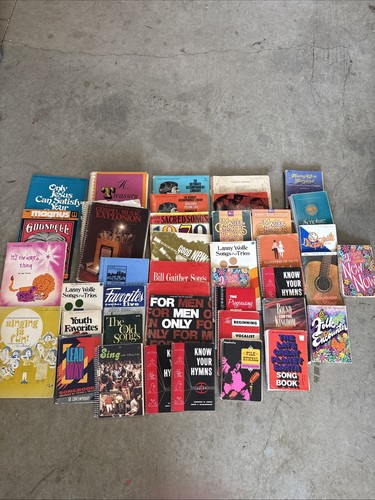 Vintage christian songbooks - christian,
