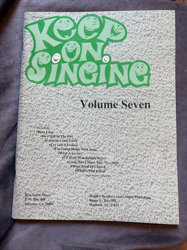 Keep singing volume seven - singing,