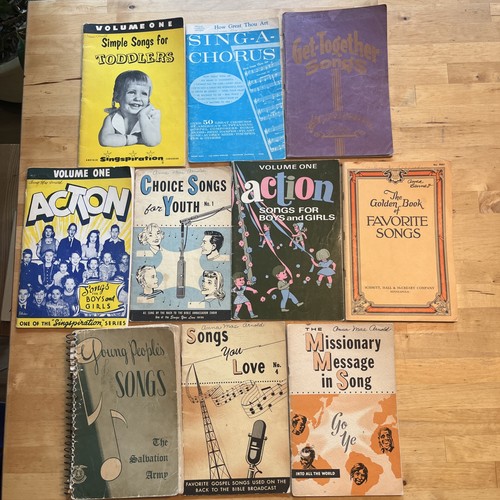 Gospel songbooks religious - 10,